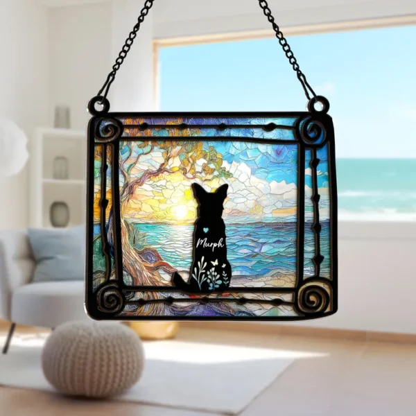 Personalized Dog Lover Suncatcher PAW2405