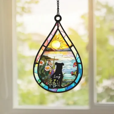 Personalized Dog Lover Suncatcher PAW2403 - 4 inches