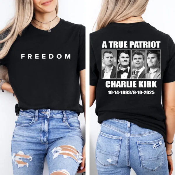 Freedom Legacy Tee – Charles James Kirk Tribute